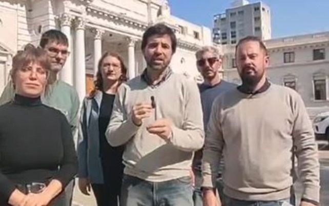 Representantes del colectivo de organizaciones presentaron el petitorio en la Legislatura para frenar el Rigi.