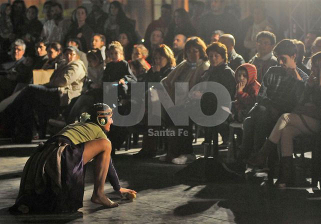 Convocante. Los santafesinos acompañaron la propuesta.