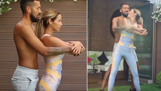 La clase de gym hot del defensor de la Selección Argentina y su mujer