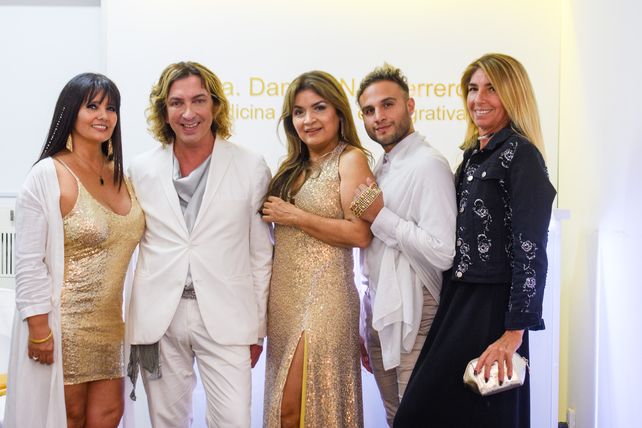 Miriam Isaurralde, Oscar Fernández Fini, Daniela Guerrero, Leo Saleh y Damiana Ghirardi.