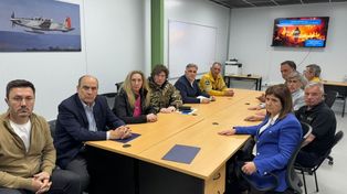 Milei se reunió con Llaryora y visitó las zonas más castigadas por los incendios en Córdoba