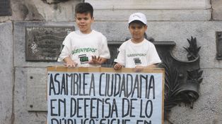 Juntarán otra vez firmas para defender la plaza San Martín