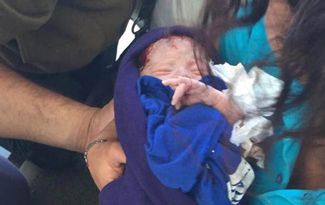 Faustina. La beba fue abandonada en una estación de servicios porteña.