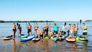 Popularísimo. Por semana, hay entre tres y cinco nuevos adeptos al SUP en Paraná.