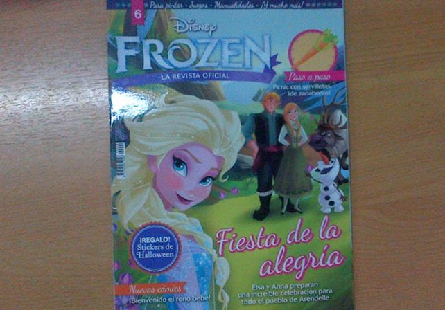 Pedí este martes la revista Frozen con el UNO