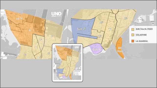 Mapa electoral de la ciudad: Molina se impuso en doce seccionales y Mondino en cuatro&nbsp; 