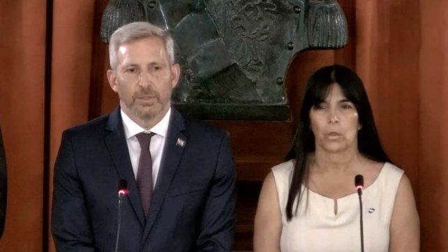 Rogelio Frigerio y la vicegobrnadora Alicia Aluani