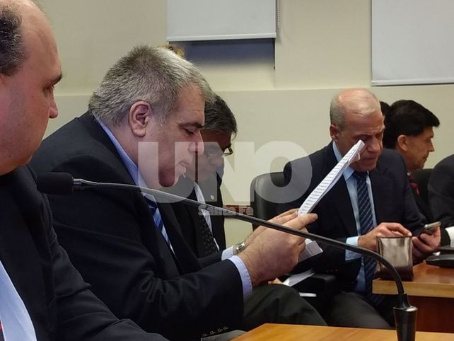 Defensor. El abogado ayer en la Sala I de tribunales