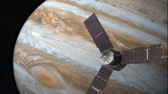 La sonda espacial Juno llegó a Júpiter