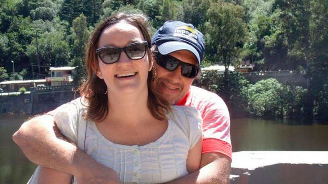Víctima y victimario. El femicidio conmovió a Gálvez.