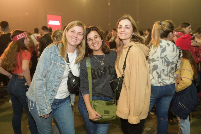 Leilén Boada, Lorena López y Rocio Marentes