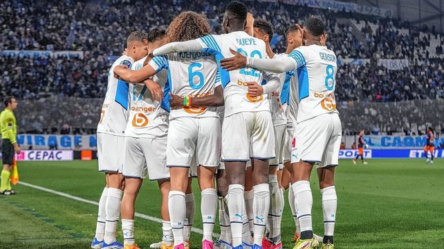 Marsella venció a Montpellier y es escolta de PSG en Francia