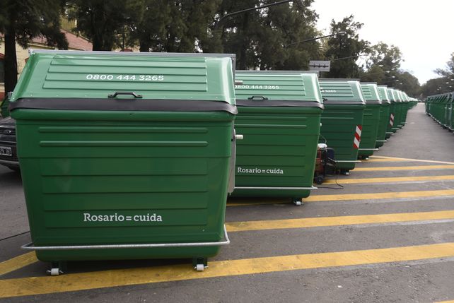 Los contenedores estaban ubicados en Rivarola y Circunvalación.&nbsp;
