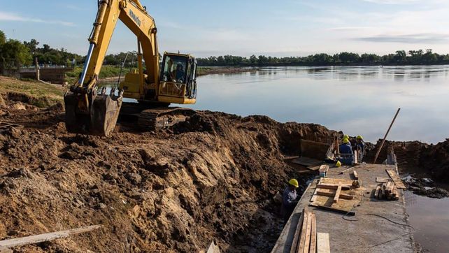 Paraná: adecuan desagües pluviales en balneario municipal
