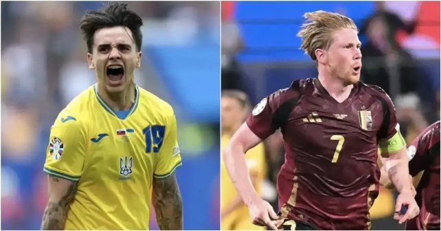 Bélgica y Ucrania, mano a mano clave para seguir con vida en la Euro