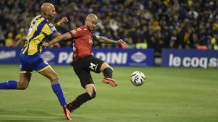 El nueve de Newells no logró convertir en el complemento.