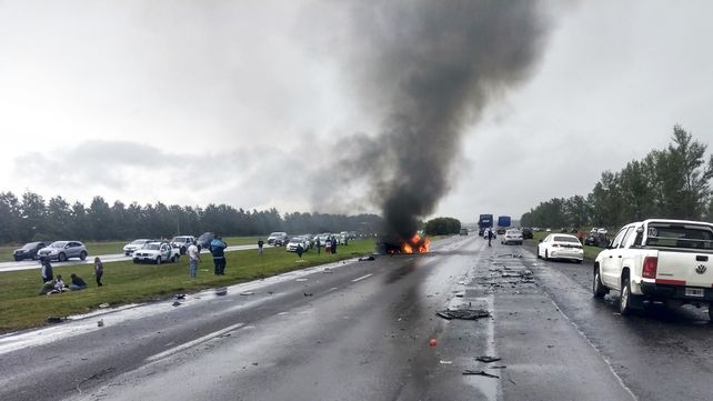 Accidente fatal en ruta 9 con tres muertos y cinco heridos