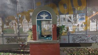 La ermita ubicada en el Paseo del Restaurador, en barrio Mariano Comas.