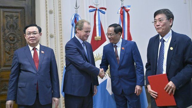 Encuentro bilateral. El gobernador Bordet participó de la misión comercial en los últimos meses a Vietnam.