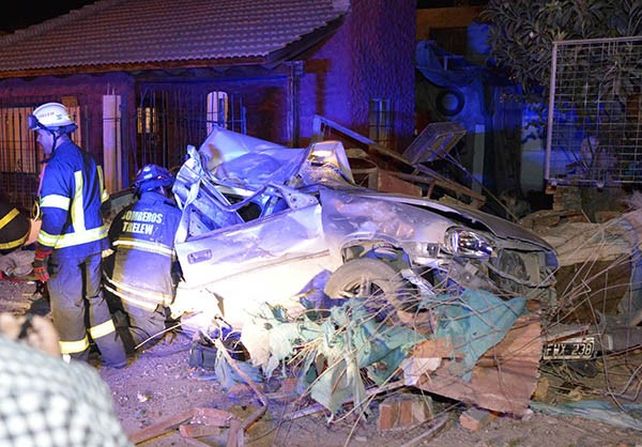 El incidente se produjo anoche en Trelew.