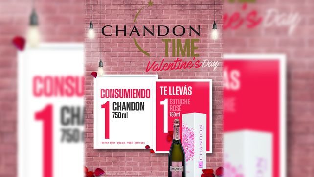 Chandon celebra el día de los enamorados