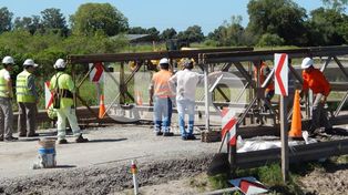 Entre el jueves y el viernes quedaría habilitado el puente Bailey sobre la ruta 11
