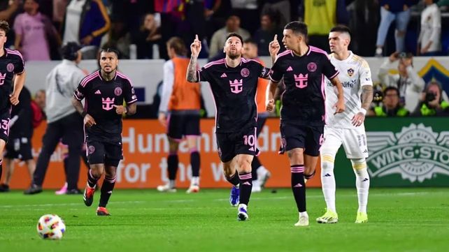 Lionel Messi recibió el pase de Jordi Alba y marcó el tanto agónico del empate de Inter Miami.&nbsp;