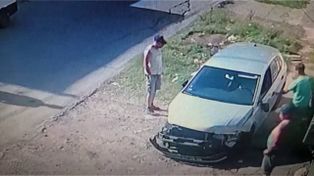 Una peligrosa secuencia de choques con una chica de 15 años al volante