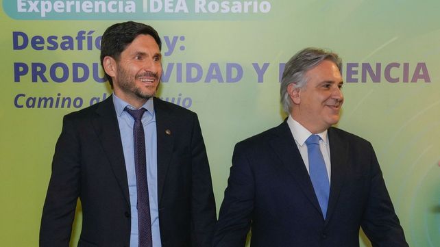 Maximiliano Pullaro y Martín Llaryora