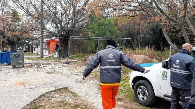 Paraná: demolieron construcciones ilegales en Larramendi