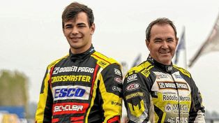 Agustín Martínez quedó muy cerca en la clasificación y le peleará este domingo la carrera a su padre Omar Martínez el Gurí.