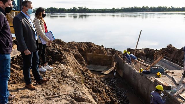 Paraná: adecuan desagües pluviales en balneario municipal