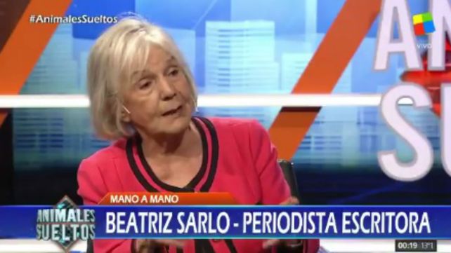 Beatriz Sarlo criticó el discurso de Macri en el caso Maldonado