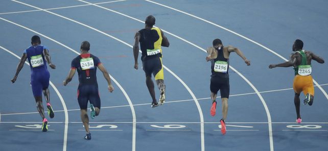 O Rei Usain Bolt, las fotos del jamaiquino que se quedó con el oro en los 100 metros llanos