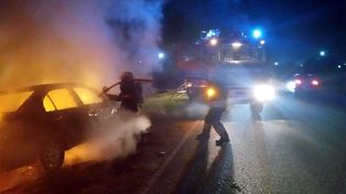 En el lugar intervinieron bomberos de Concepción del Uruguay.