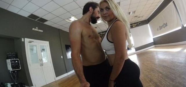 Verónica Ojeda, súper sexy para los ensayos del Bailando