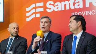 Los ministros de Desarrollo Productivo, Economía y Trabajo presentaron el miércoles el proyecto de ley tributaria.