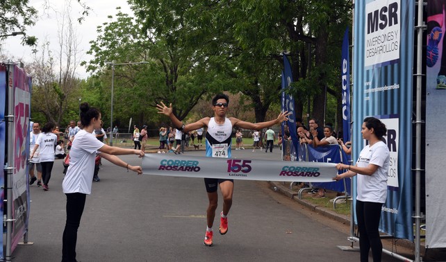 Salvador Gorosito ganó la prueba en la modalidad 15