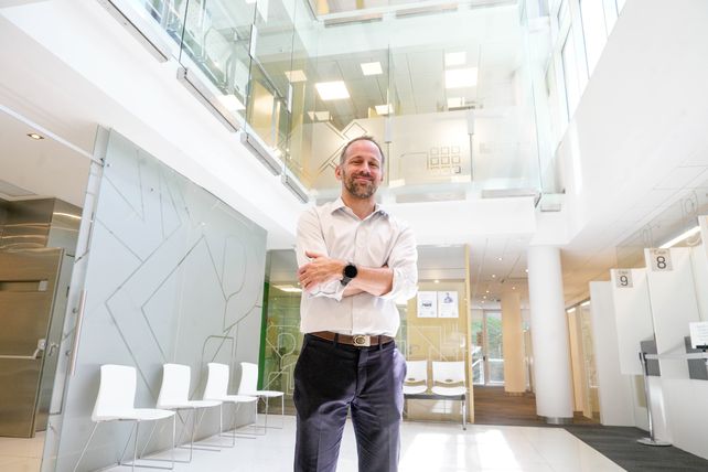 Martín Prez, en las oficinas rosarinas de Pilay. 