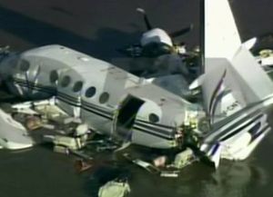 Cinco argentinos muertos al caer un avión en la costa uruguaya