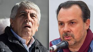 Moyano, sacado, le dedicó fuertes palabras al periodista de C5N Gustavo Sylvestre.
