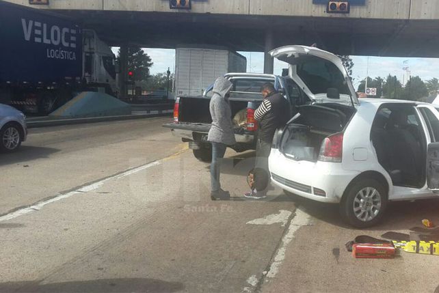 Persiguieron y apresaron a dos hombres que escaparon de un control policial en Santa Fe