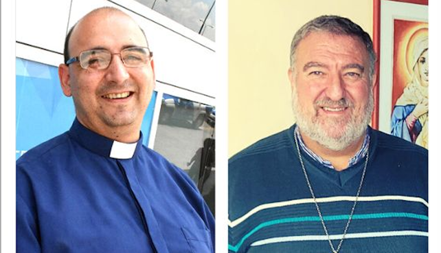 Fabián Belay (izq.) y Ernesto Fernández.