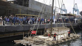 Una expedición en balsa inspirada en la Kon Tiki