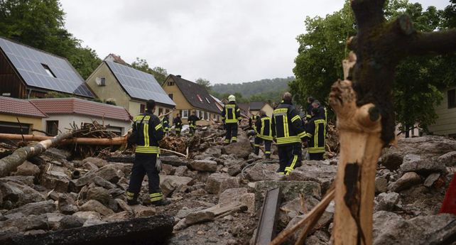 Graves inundaciones en el sur de Alemania