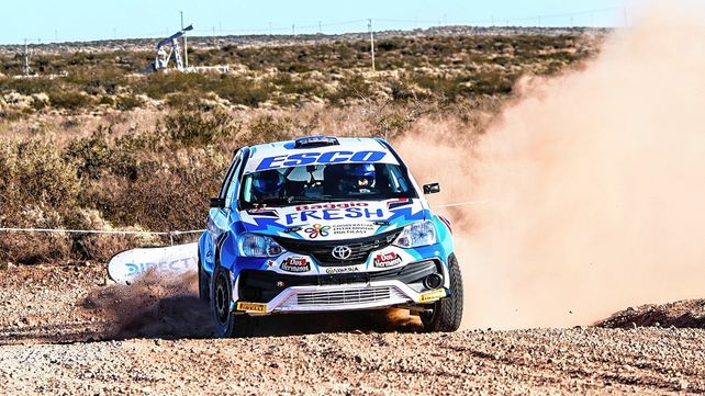 El piloto entrerriano Victorio Ballay tuvo un buen andar y sigue peleando el primer puesto en su divisional.