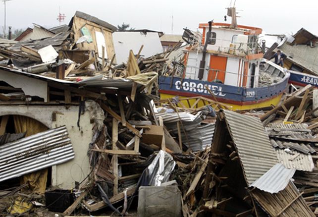 Dichato, una aldea barrida por el mar
