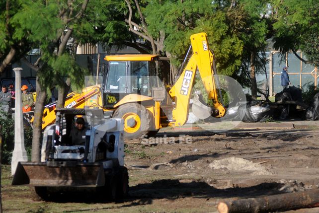 Siguen adelante los trabajos en el Parque Alberdi