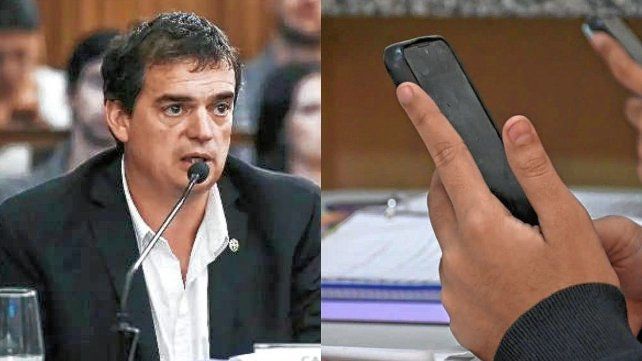 Rafael Cavagna defendió el proyecto para restringir celulares en escuelas entrerrianas.