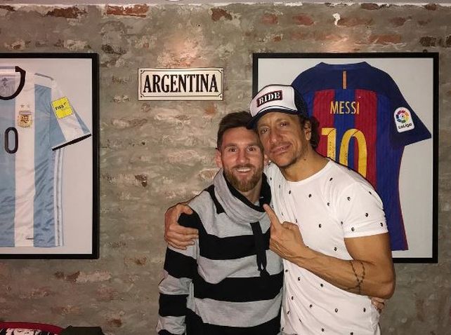 Messi metió facha y salió a cenar con un amigo súper famoso